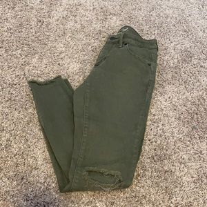 Universal Thread Green skinny jeans size 2